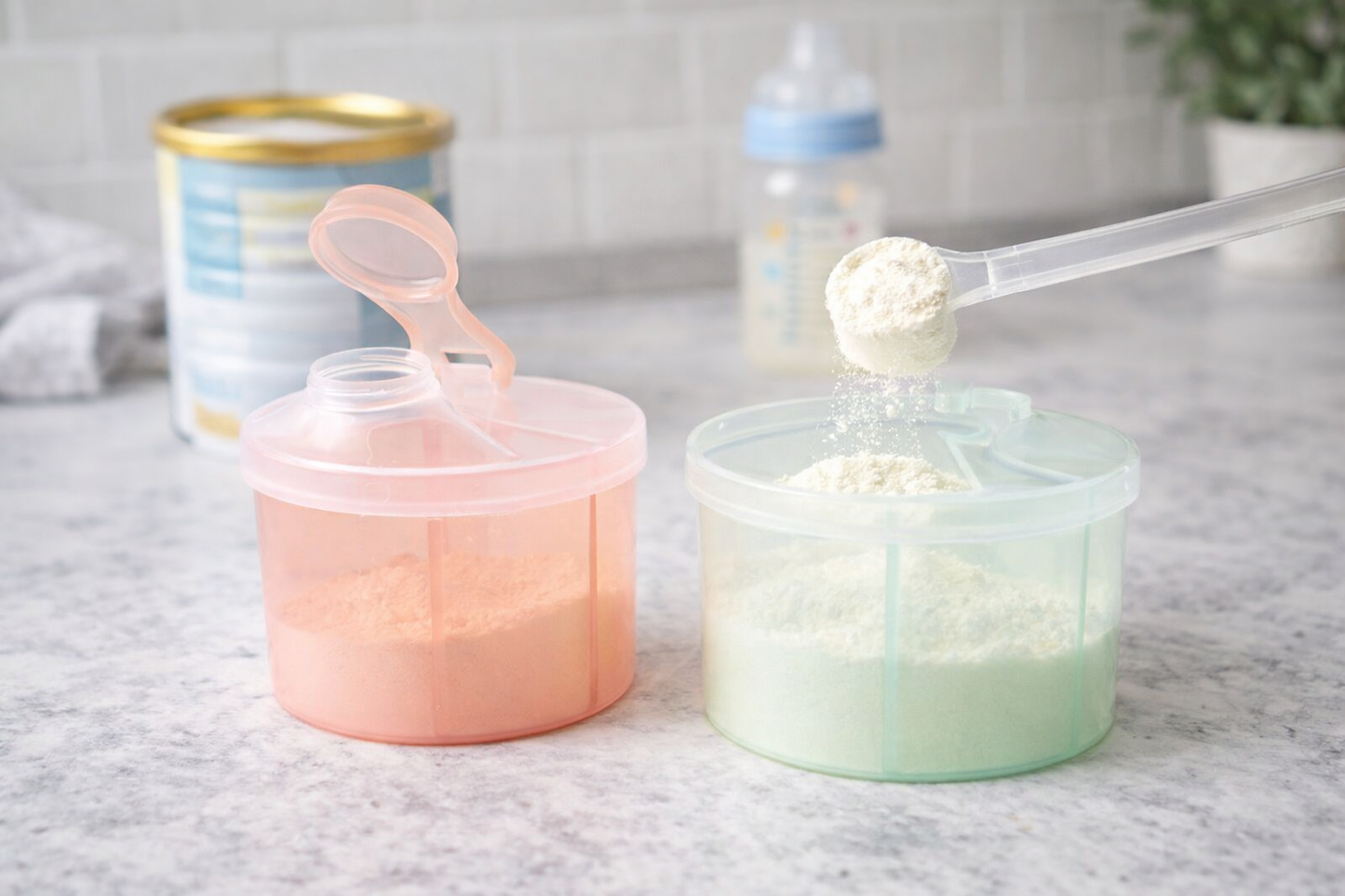 Baby Formula Dispenser, 2 Pack