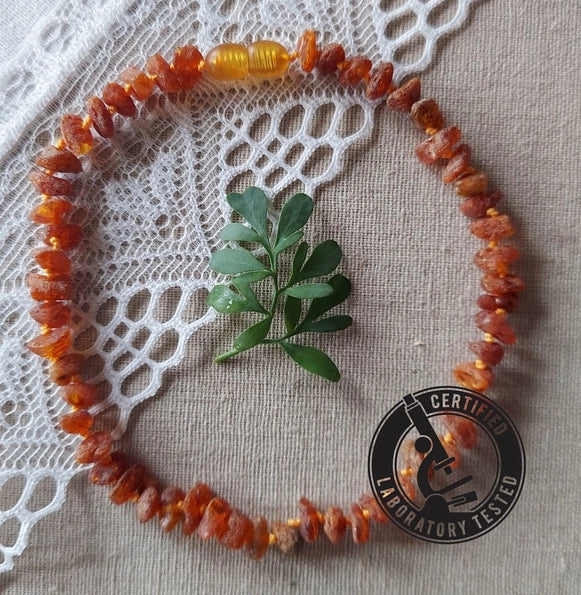 Raw Honey Baltic Amber Necklace