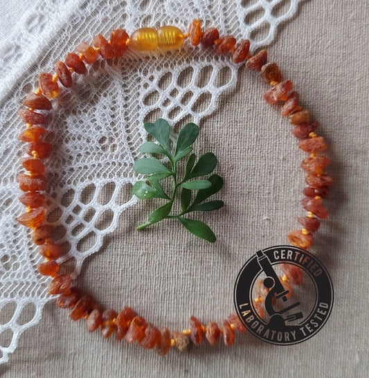 Raw Honey Baltic Amber Necklace