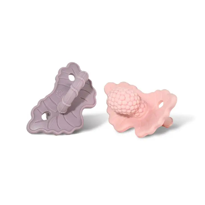 Razberry Silicone Teether 2PK