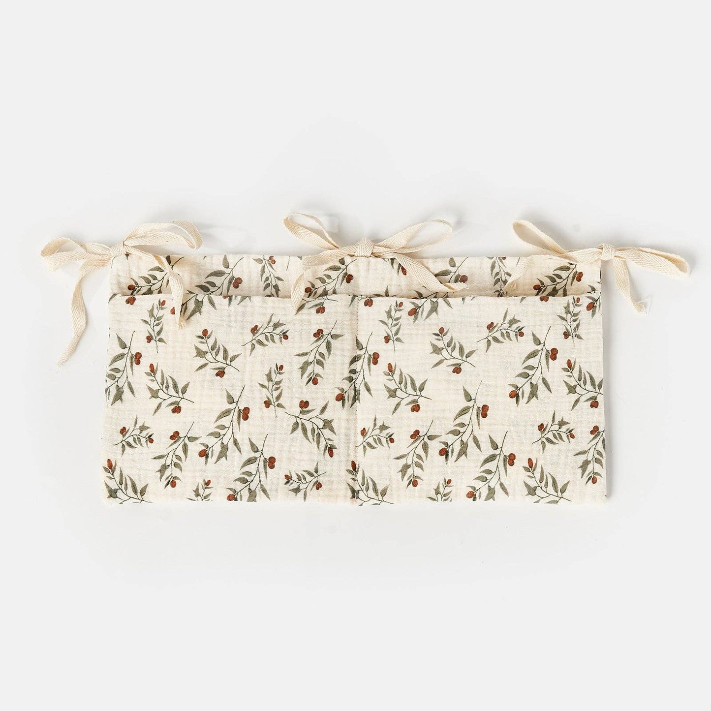 Multi-Functional Cotton Diaper Storage Pocket for Cribs and Strollers