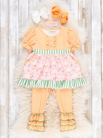 Quack & Bloom Ruffle Outfit
