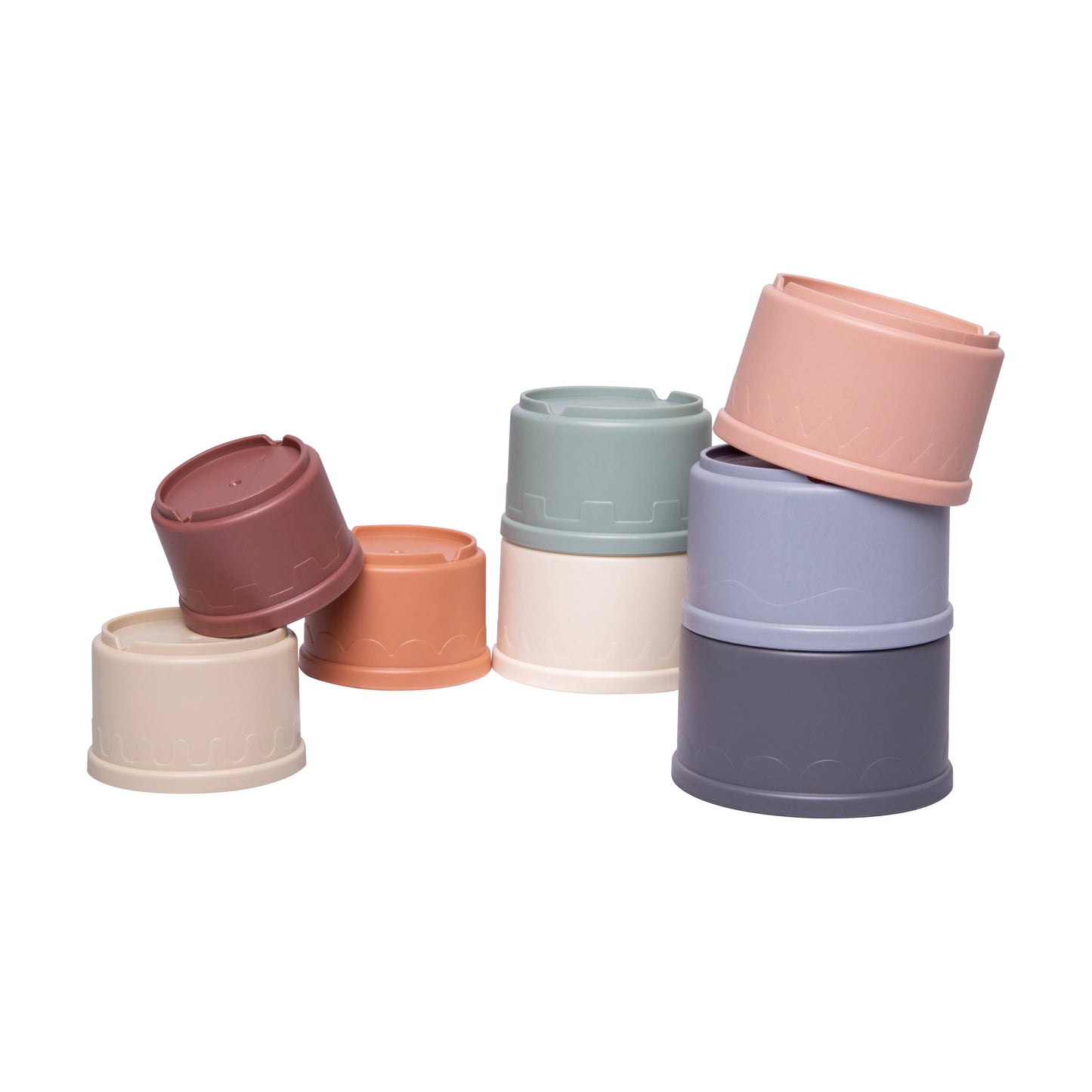 Bath Toy Stacking Cups, Set of 8