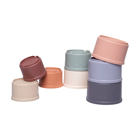 Bath Toy Stacking Cups, Set of 8
