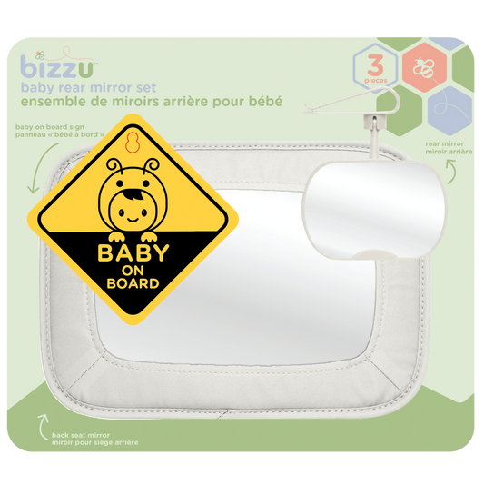 Baby Car Rear Mirror Set