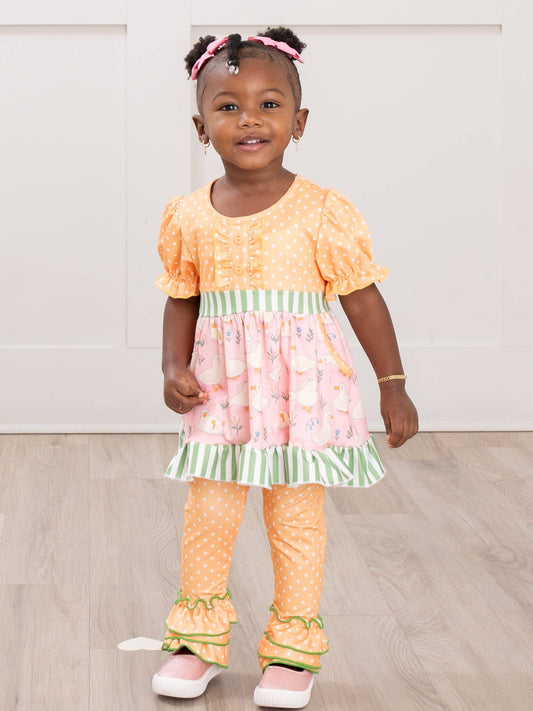 Quack & Bloom Ruffle Outfit