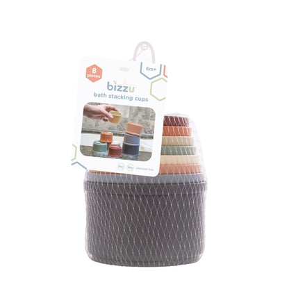 Bath Toy Stacking Cups, Set of 8