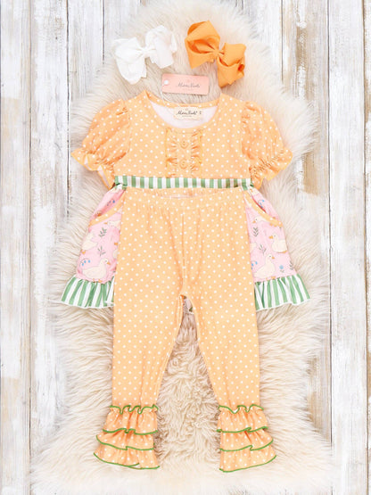 Quack & Bloom Ruffle Outfit
