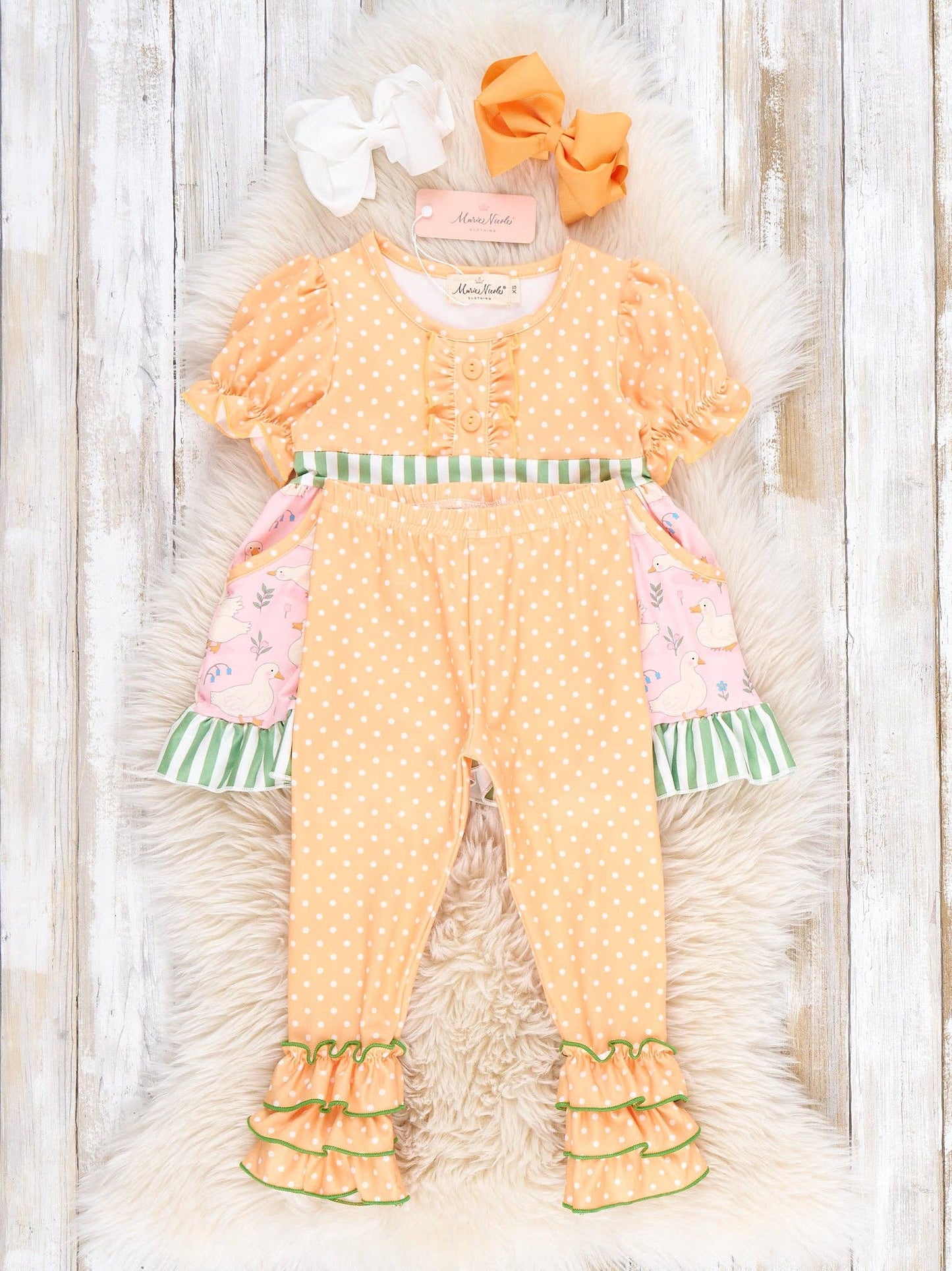 Quack & Bloom Ruffle Outfit