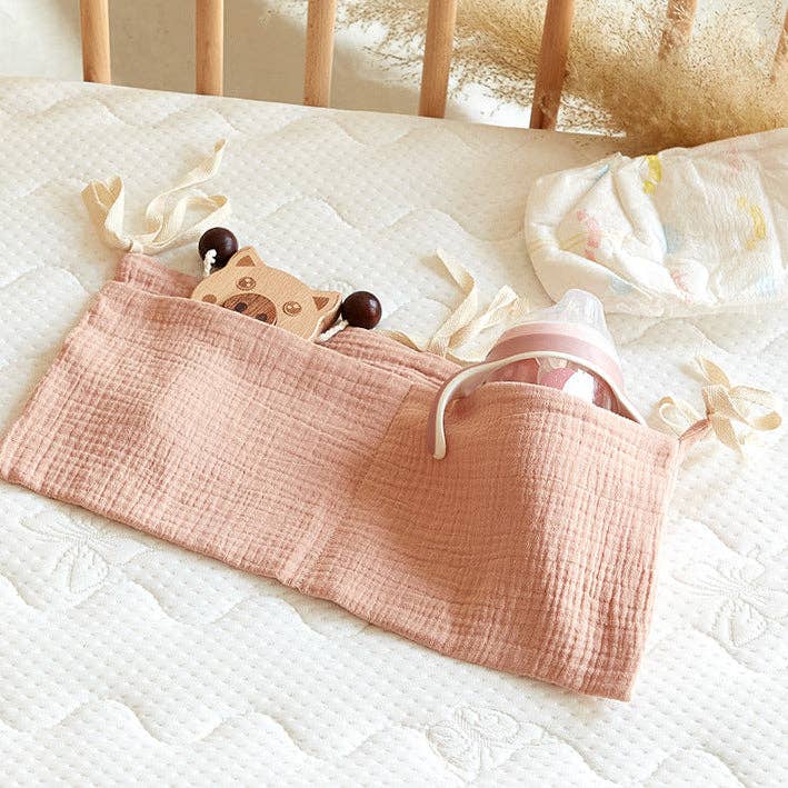 Multi-Functional Cotton Baby Bedside Storage Bag