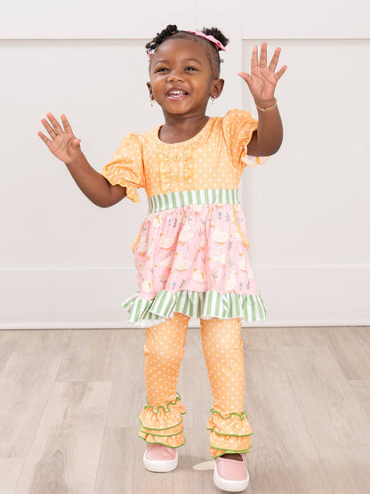 Quack & Bloom Ruffle Outfit