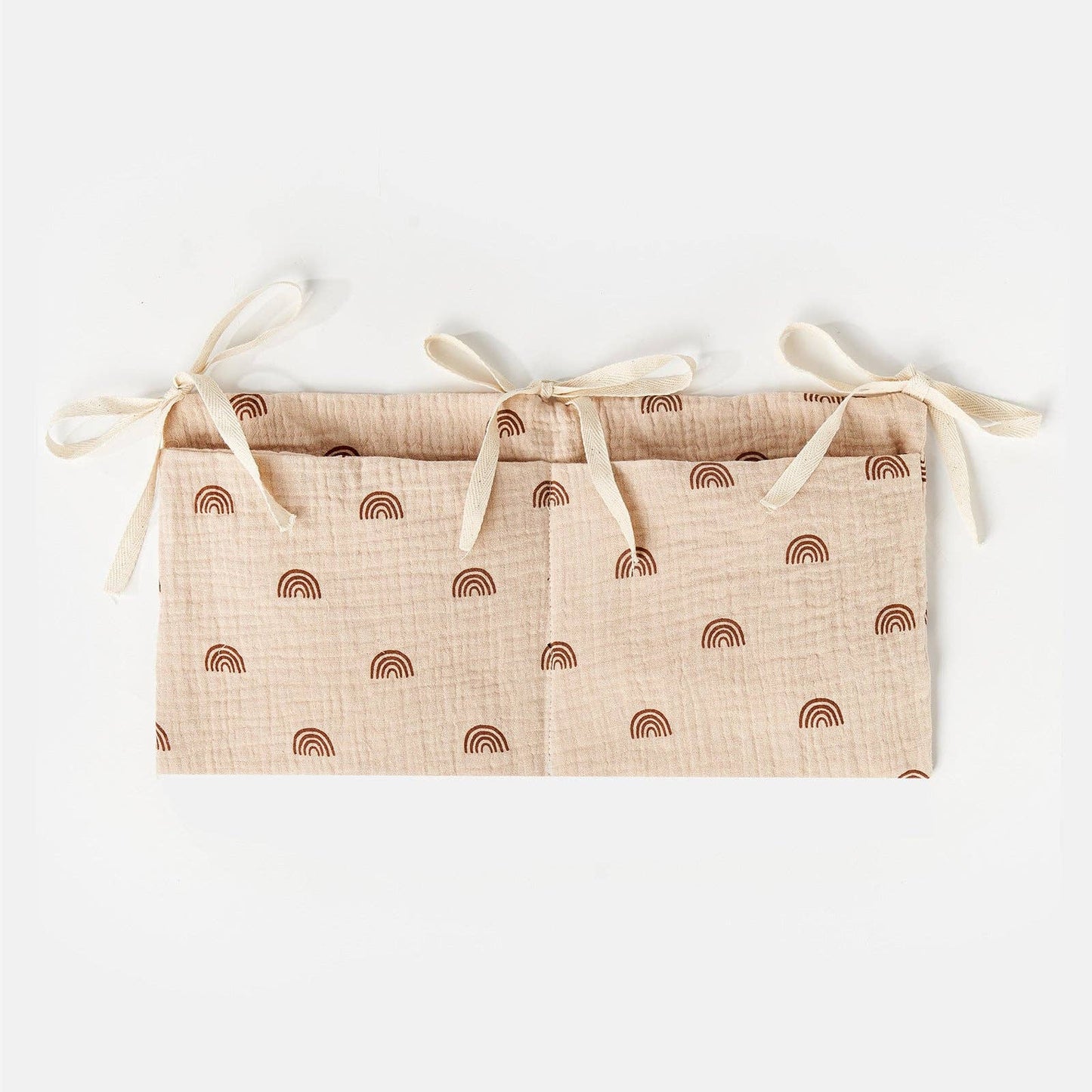 Multi-Functional Cotton Diaper Storage Pocket for Cribs and Strollers