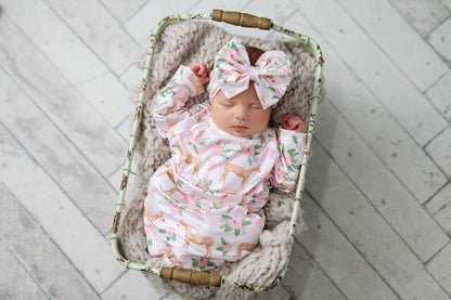 Infant Girls Cowgirl Baby Gown
