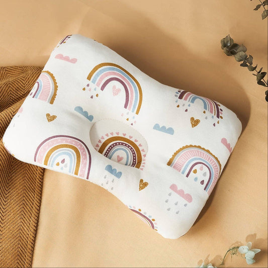 Cartoon Cotton Baby Flat Head Prevention Pillow
