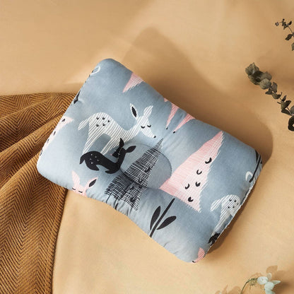 Cartoon Cotton Baby Flat Head Prevention Pillow
