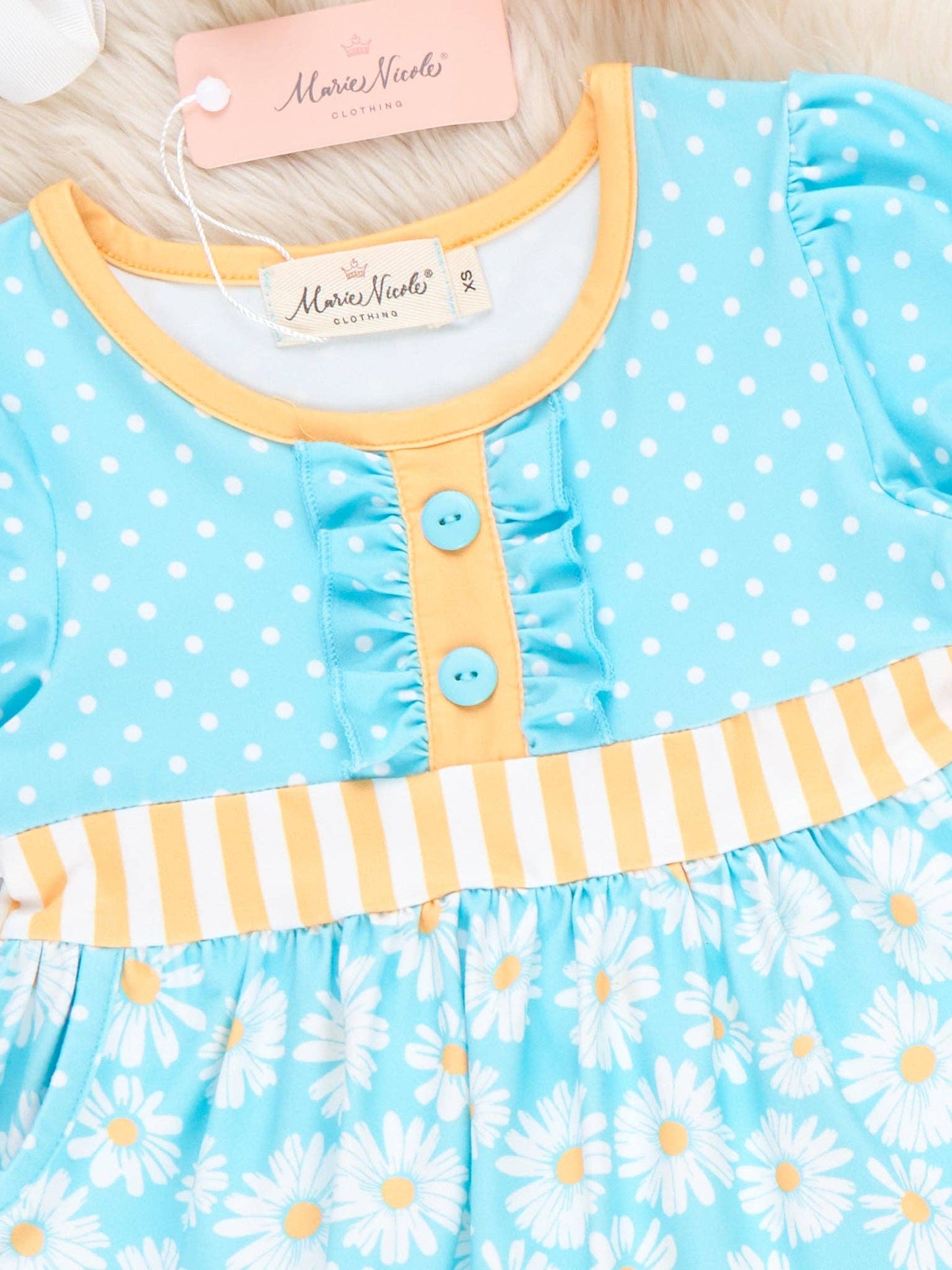Spring Fling Daisy Ruffle Outfit