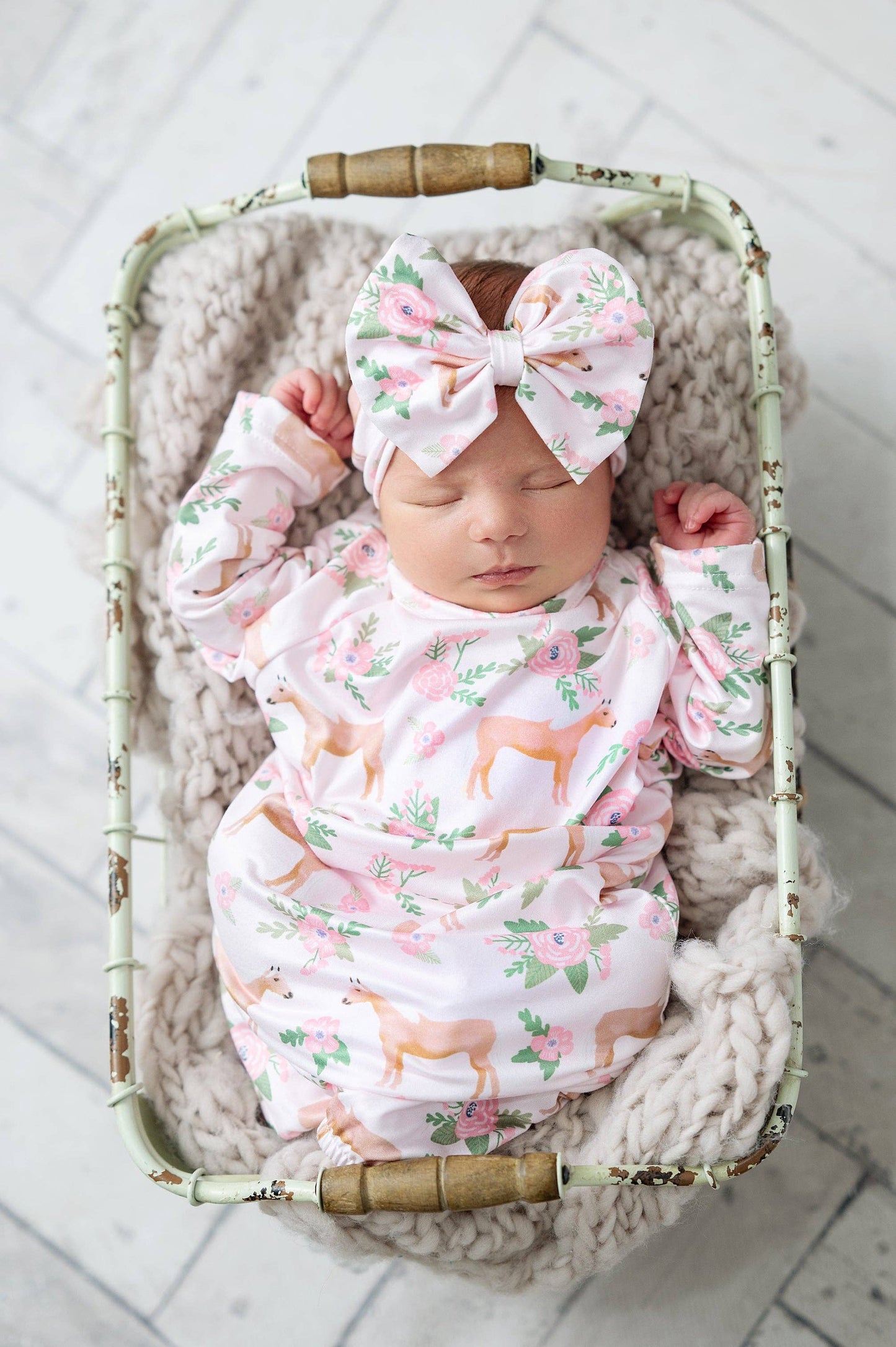 Infant Girls Cowgirl Baby Gown