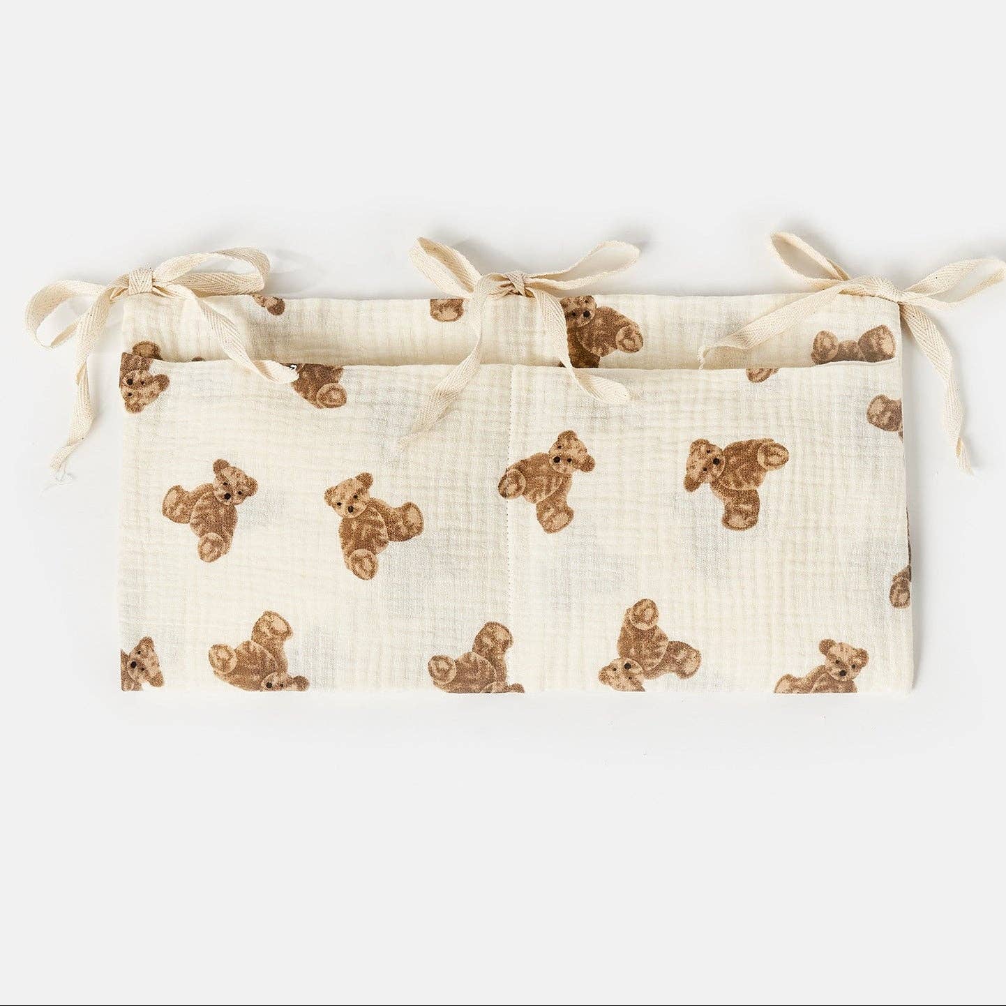 Multi-Functional Cotton Diaper Storage Pocket for Cribs and Strollers