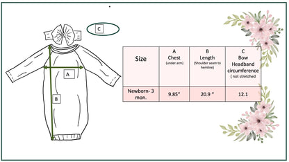 Infant Girls Cowgirl Baby Gown