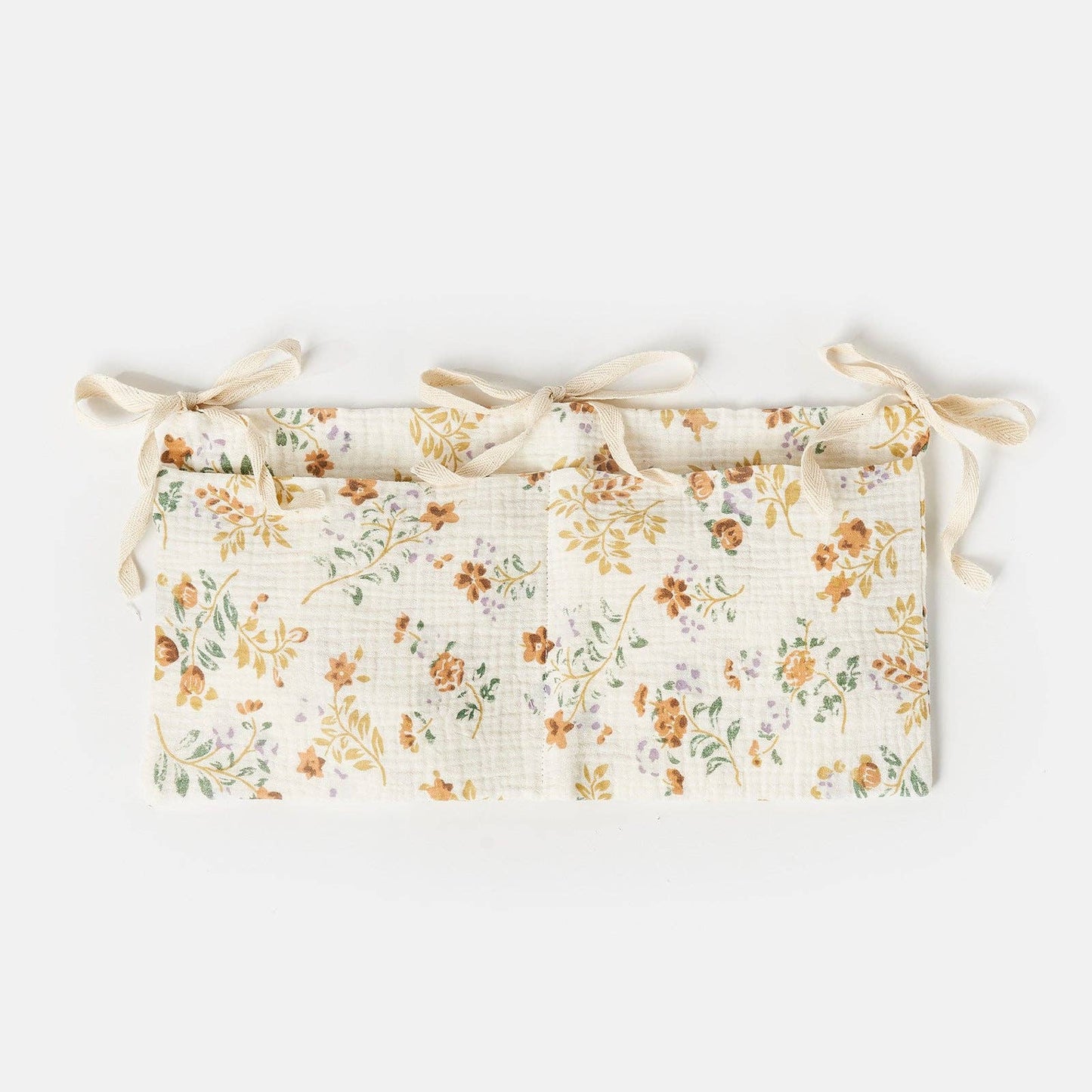Multi-Functional Cotton Diaper Storage Pocket for Cribs and Strollers