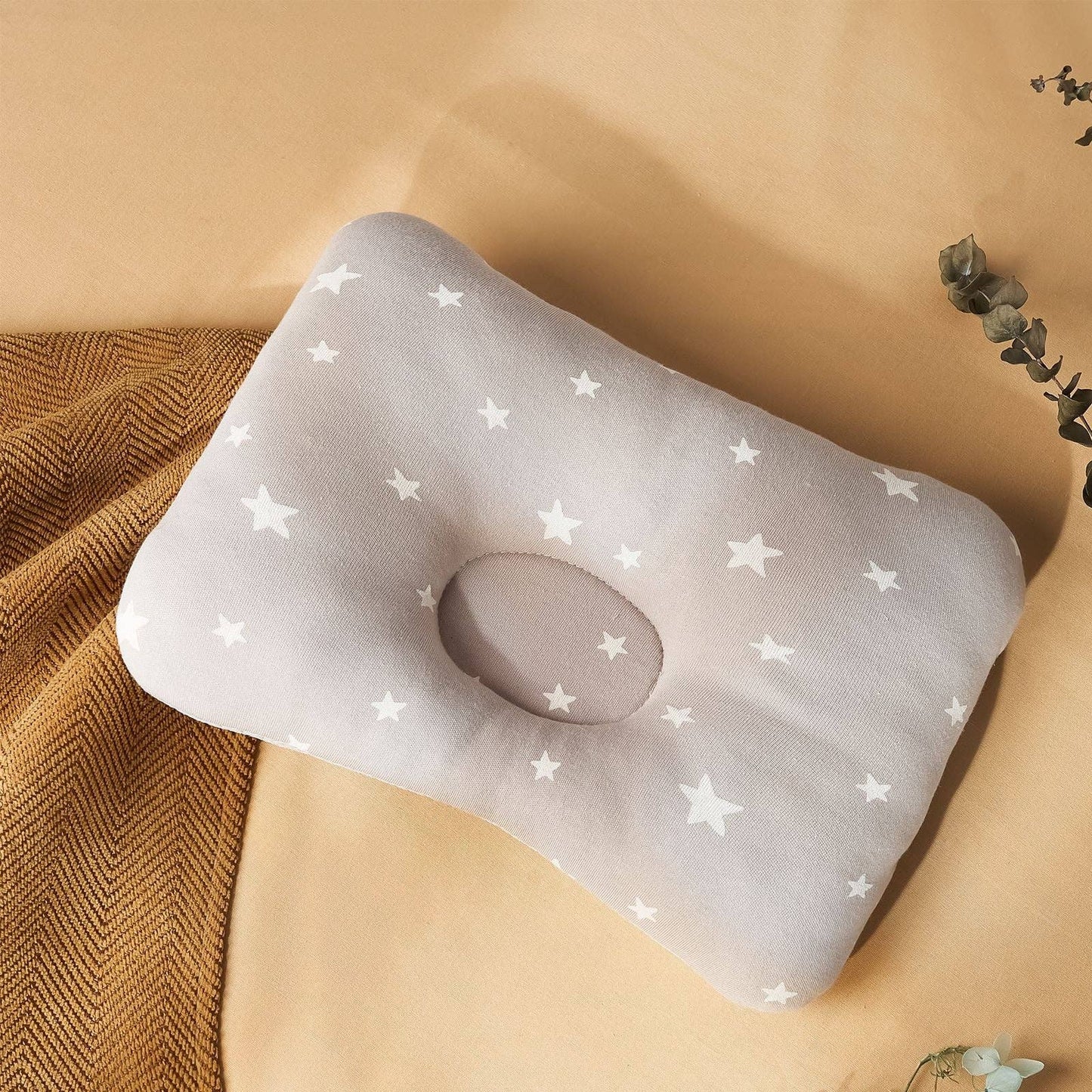 Cartoon Cotton Baby Flat Head Prevention Pillow