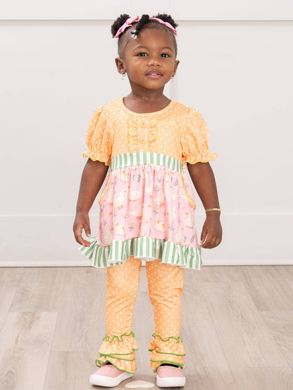 Quack & Bloom Ruffle Outfit